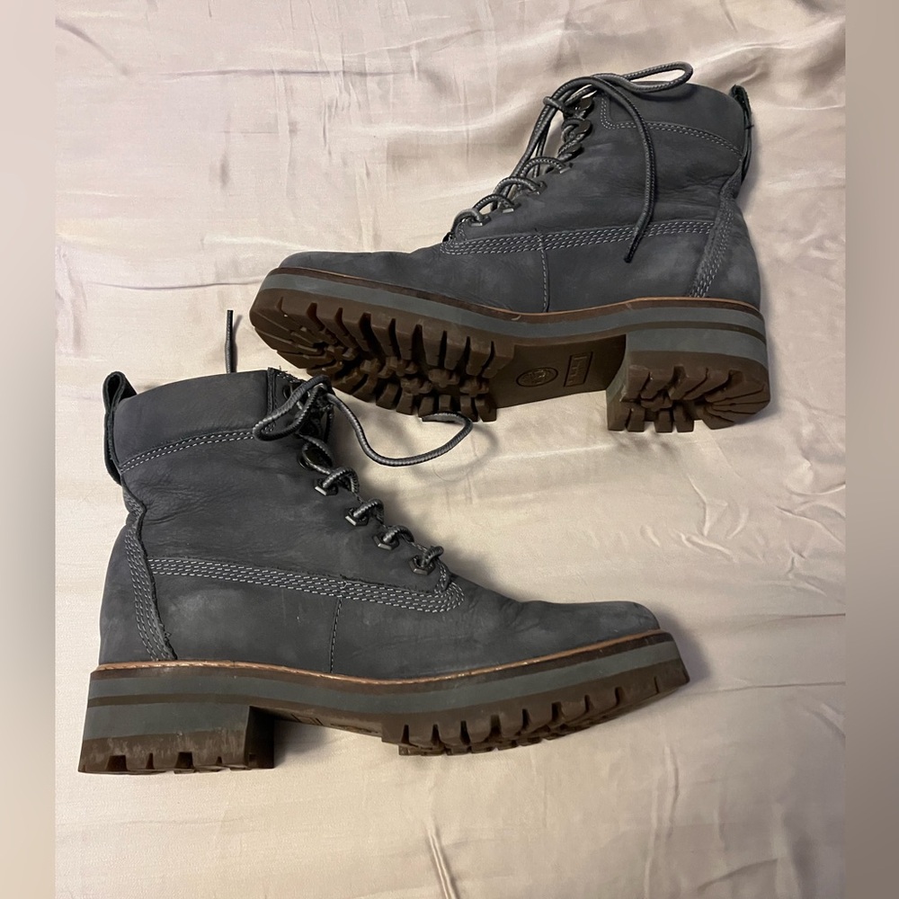 Timberland Charcoal Lace-Up Boots